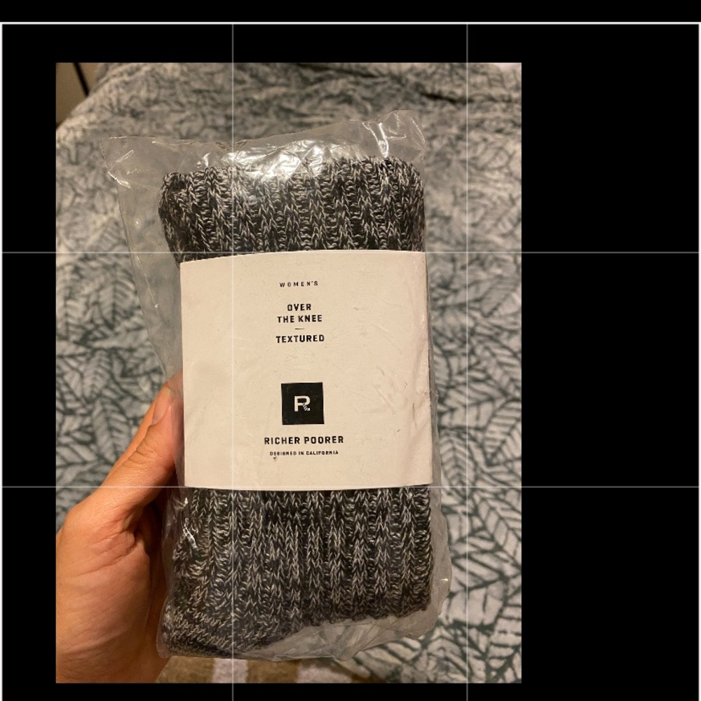 NEW - Over The Knee socks (Heather Grey)